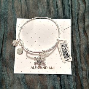 Alex and Ani snowflake bracelet. Never worn, with tags